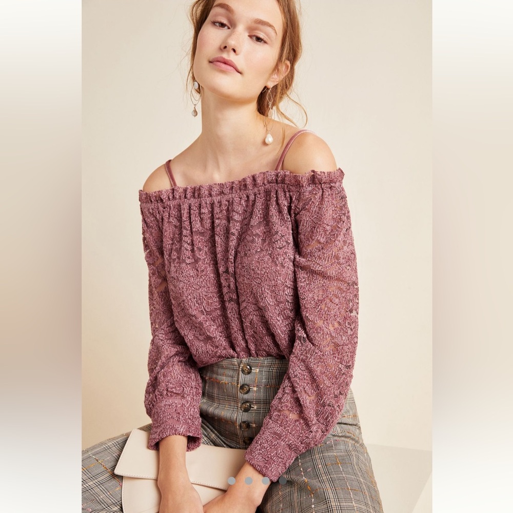 Anthropologie Romana Lace Top eri + ali Medium